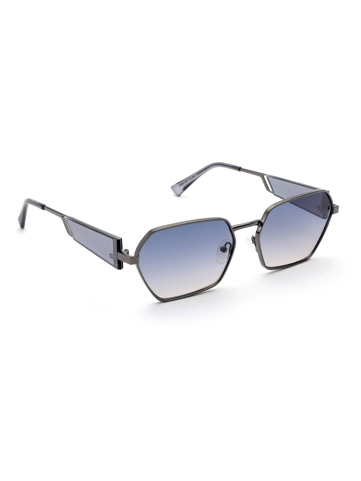 MacV Unisex Polarised & UV Protected Blue Lens Rectangle Sunglasses (60)