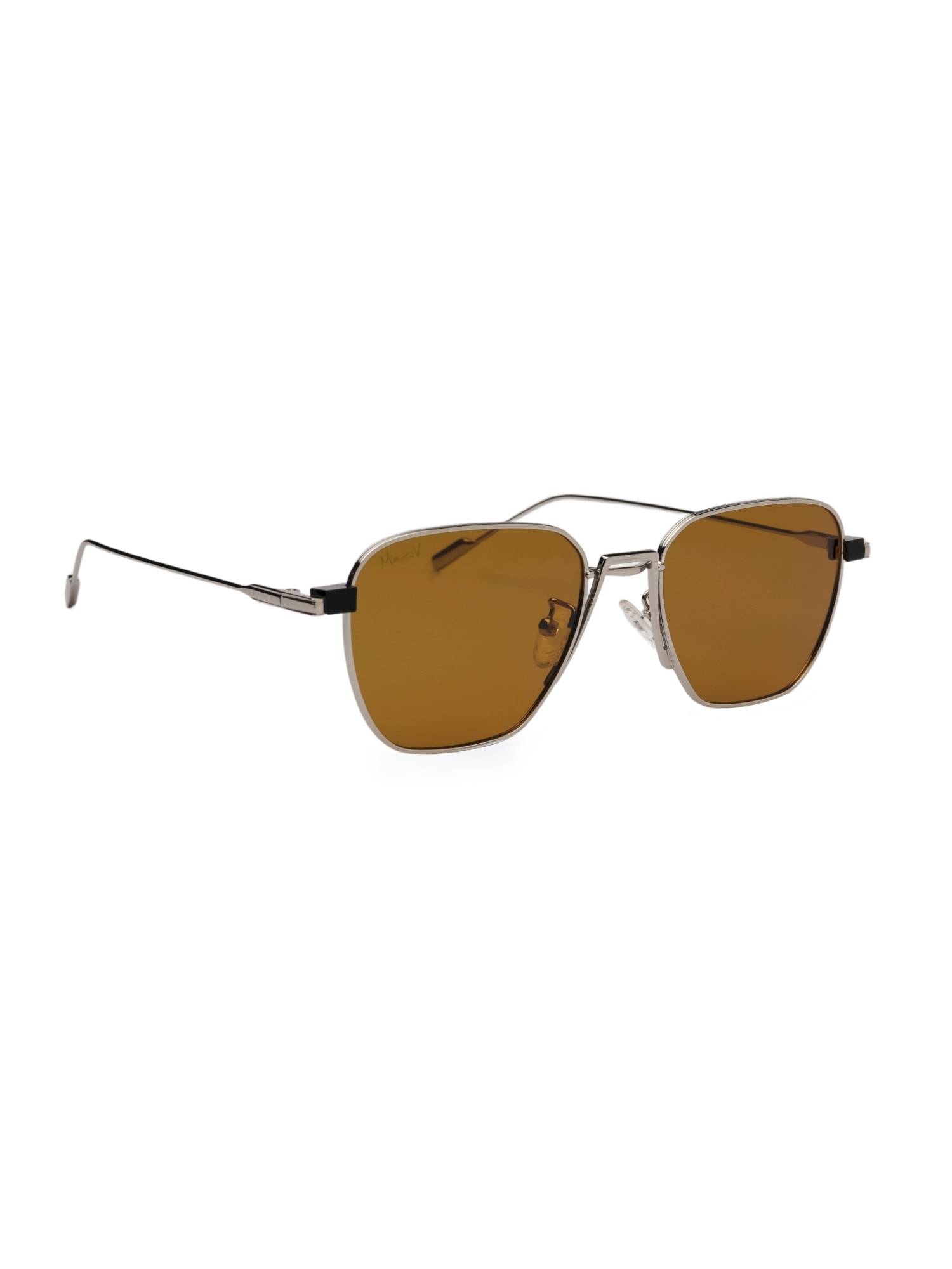 MacV Unisex Polarised & UV Protected Green Lens Aviator Sunglasses (53)