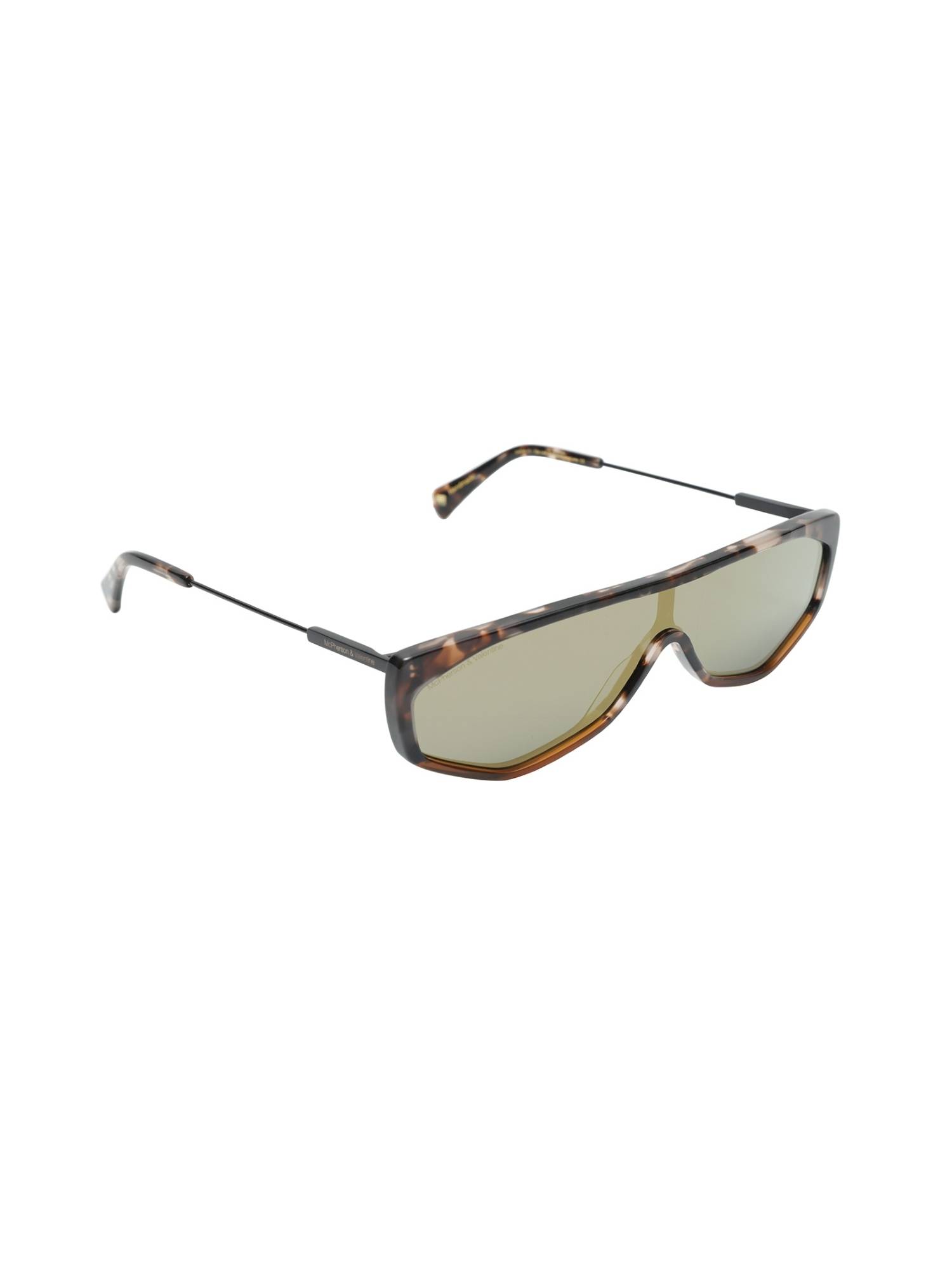 McPherson & Valentine Unisex Polarised & UV Protected Brown Lens Rectangle Sunglasses (134)