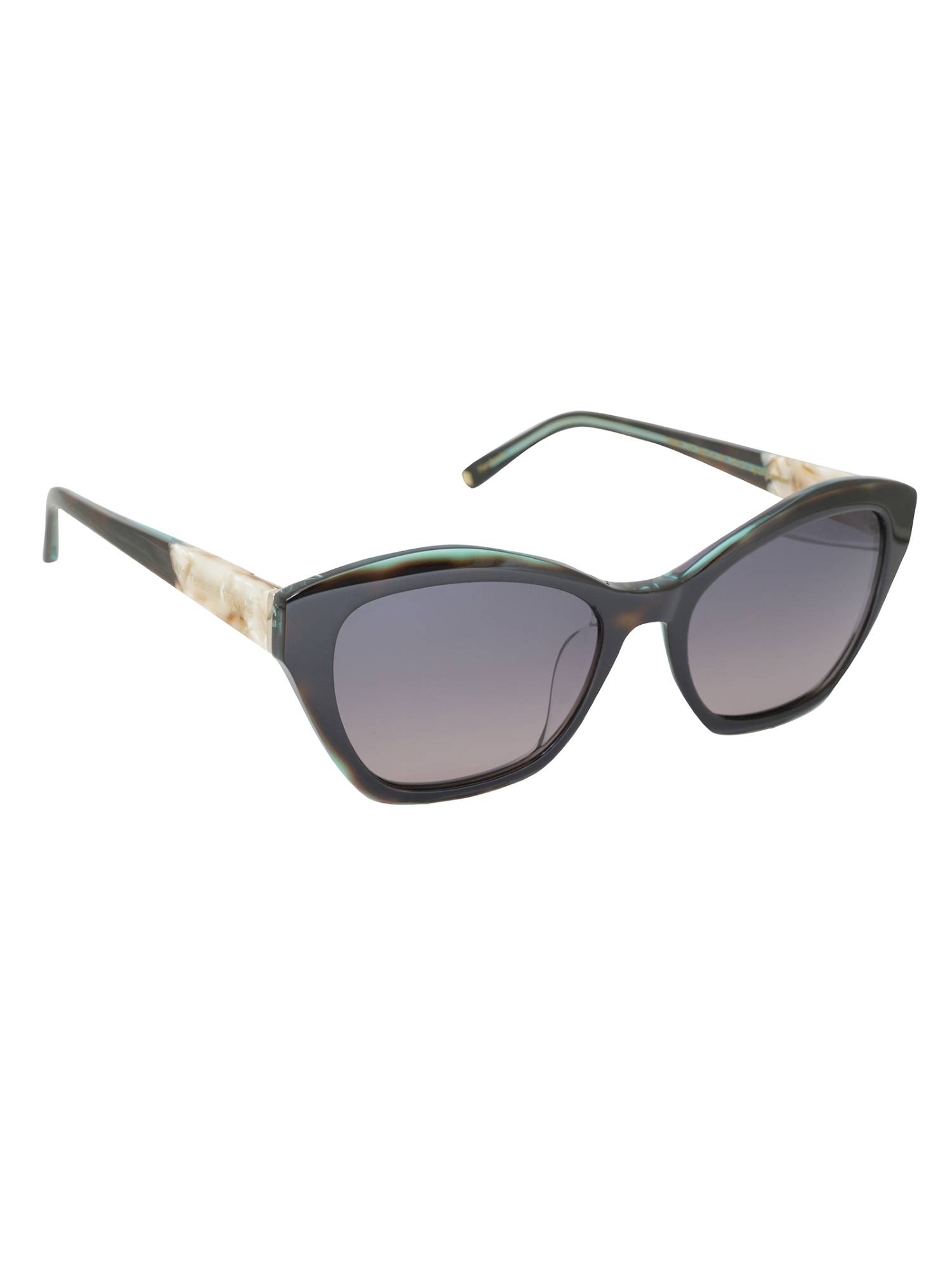 McPherson & Valentine Women Polarised & UV Protected Black Lens Cat Eye Sunglasses (55)