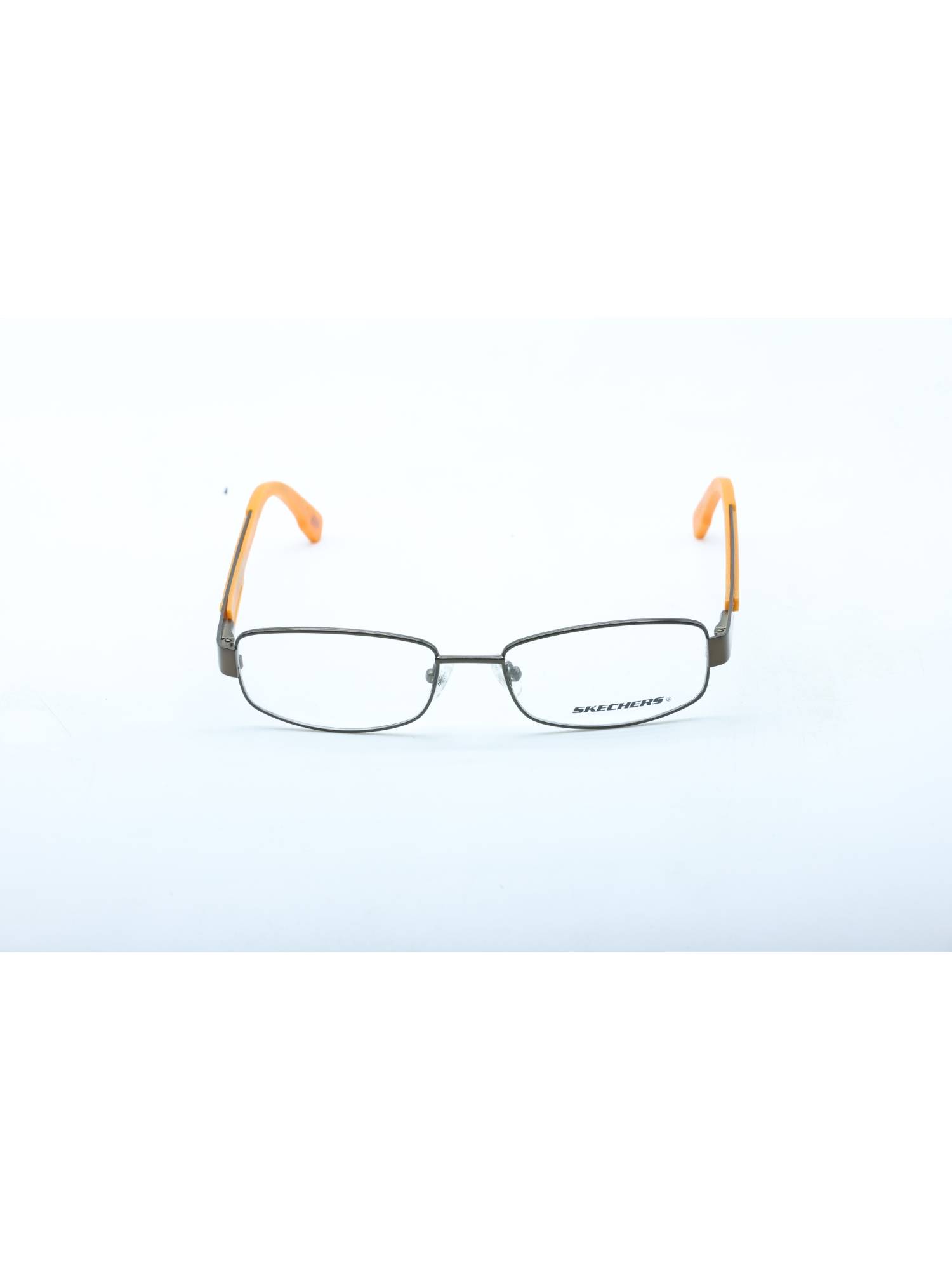 SKECHERS Grey Metal Full Rim Rectangle Men Eyeglass Frame (53)
