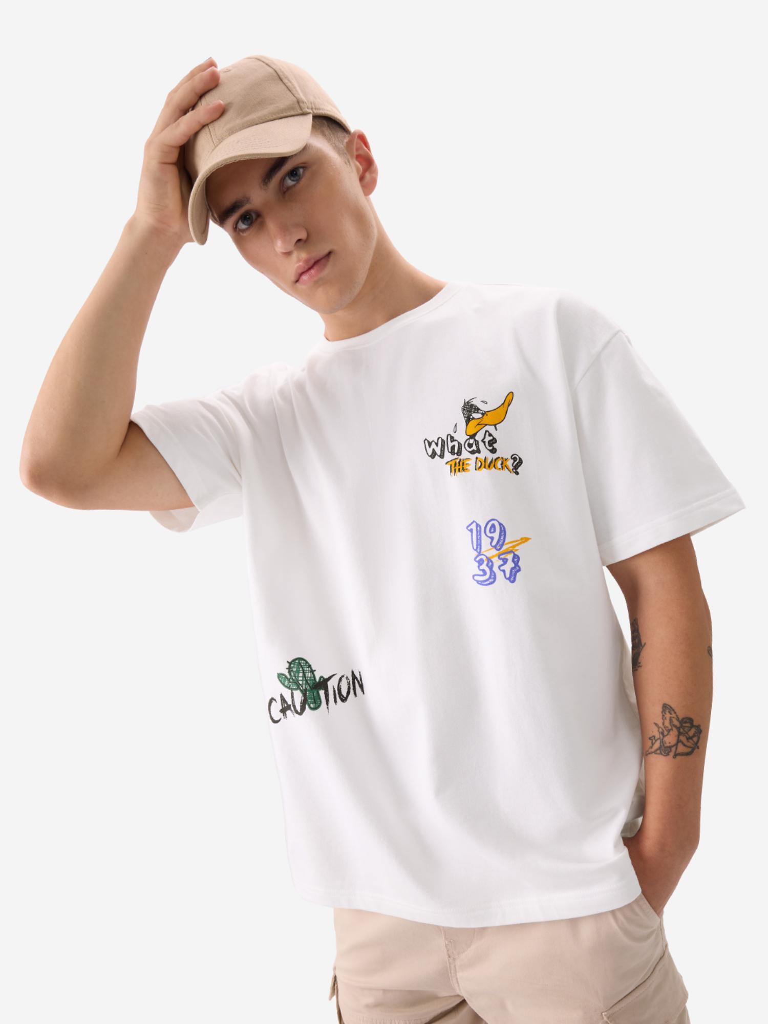Buy The Souled Store Official Daffy Duck Allergic To Idiots