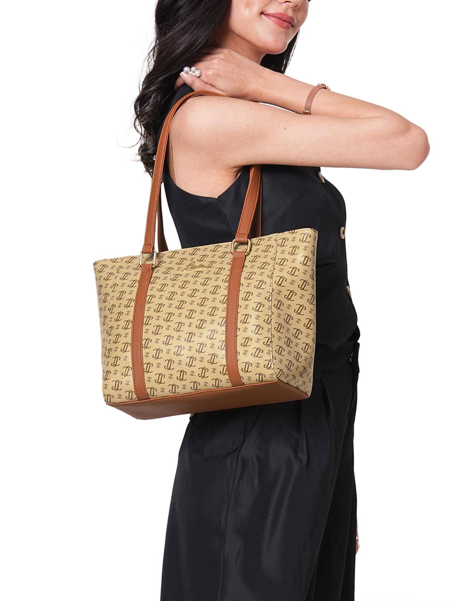 Lavie Women's Mono Vella Tote Handbag (Taupe) (S)