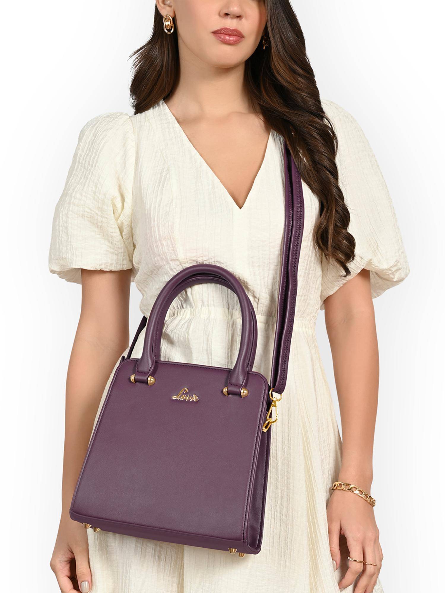 Lavie Women's Ushawu Satchel Handbag (Maroon) (S)
