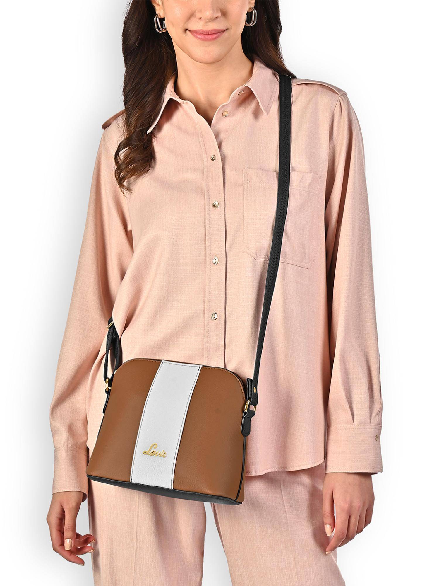 Lavie Women's Masha Sling Bag (Tan) (M)