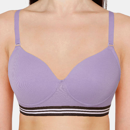 Buy Zivame At Work Padded Non Wired 3/4th Coverage T-Shirt Bra