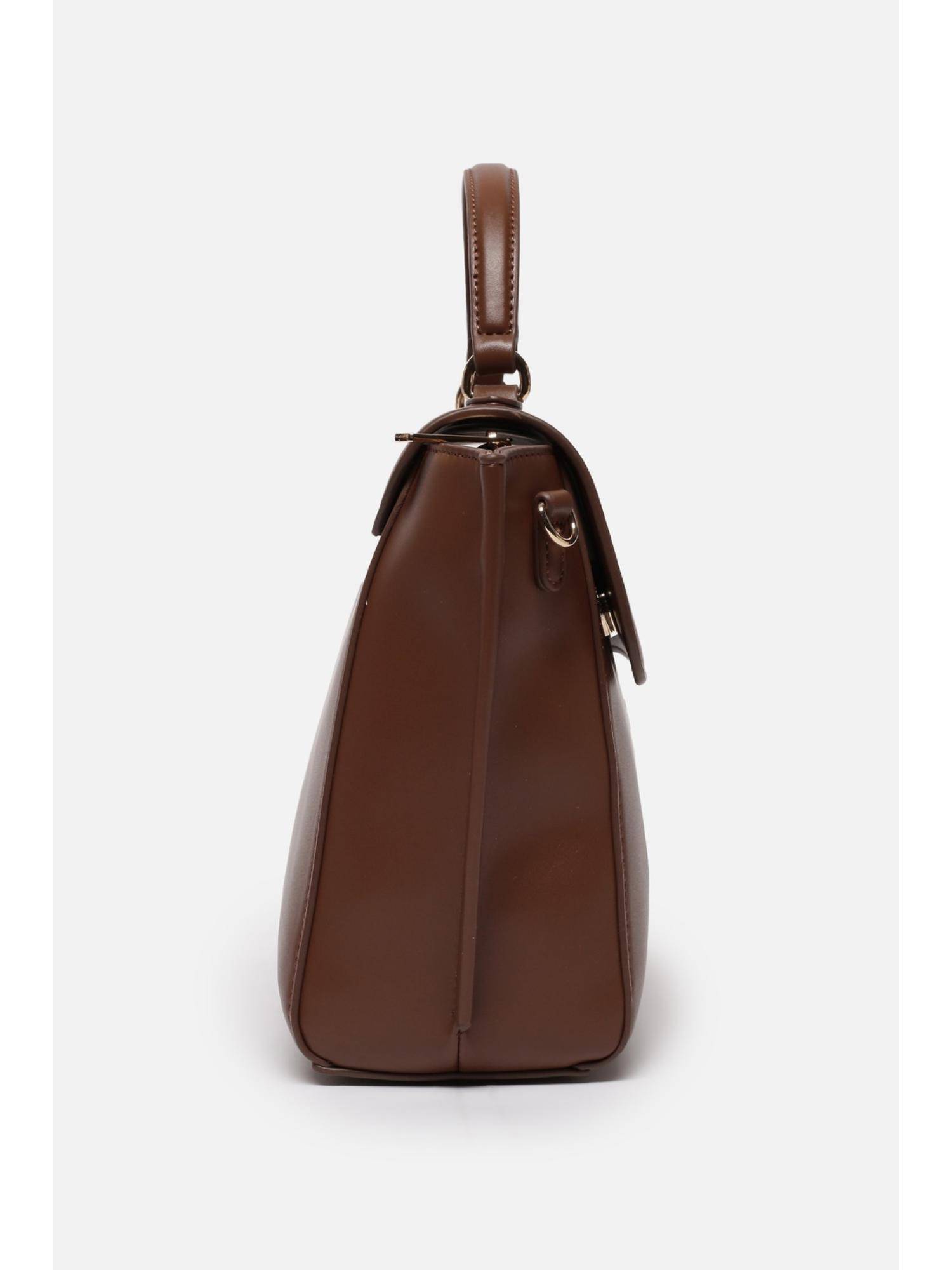 Buy Allen Solly Women Brown Casual Sling Bag With Detachable Strap Online