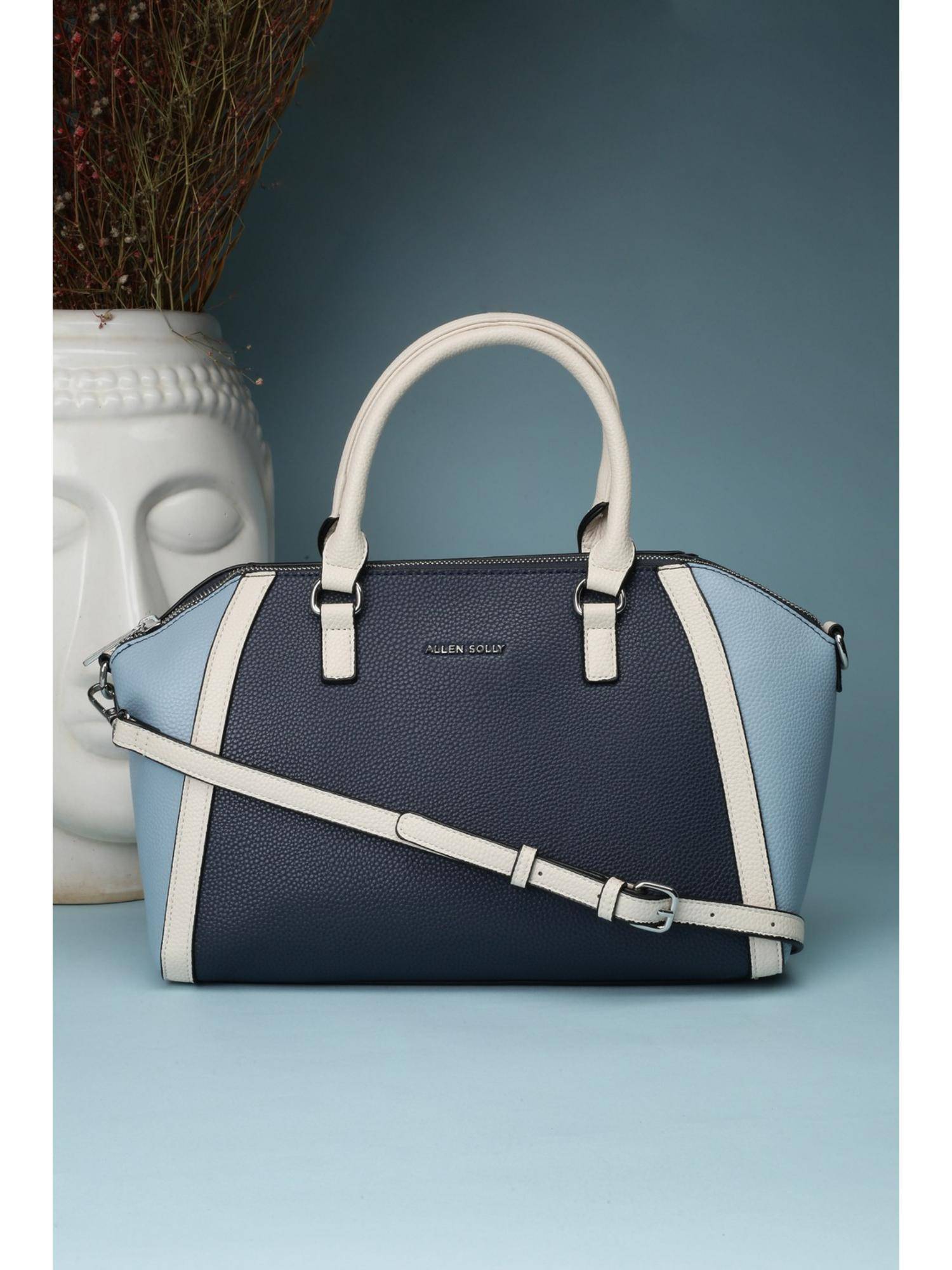 Buy Allen Solly Women Blue Casual Sling Bag With Detachable Strap Online