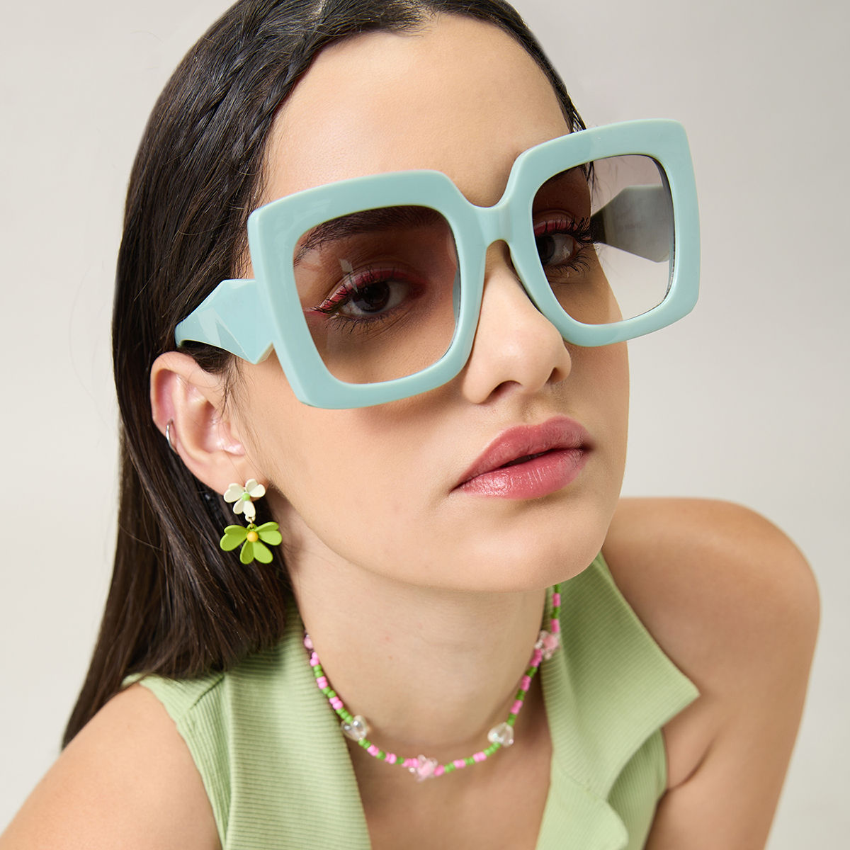 Buy Twenty Dresses by Nykaa Fashion Gold You Look Like A Vision Sunglasses  Online