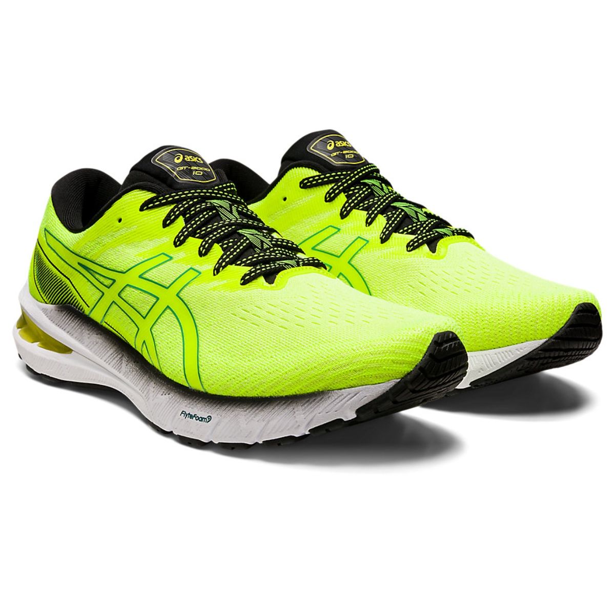 asics mens running shoes yellow