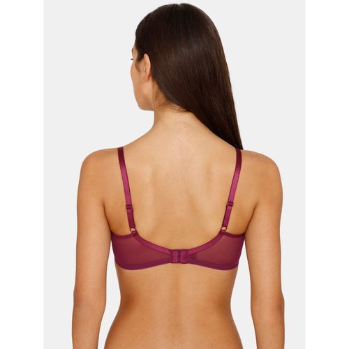 Buy Zivame Plush Mystique Double Layered Non Wired 3/4Th Coverage