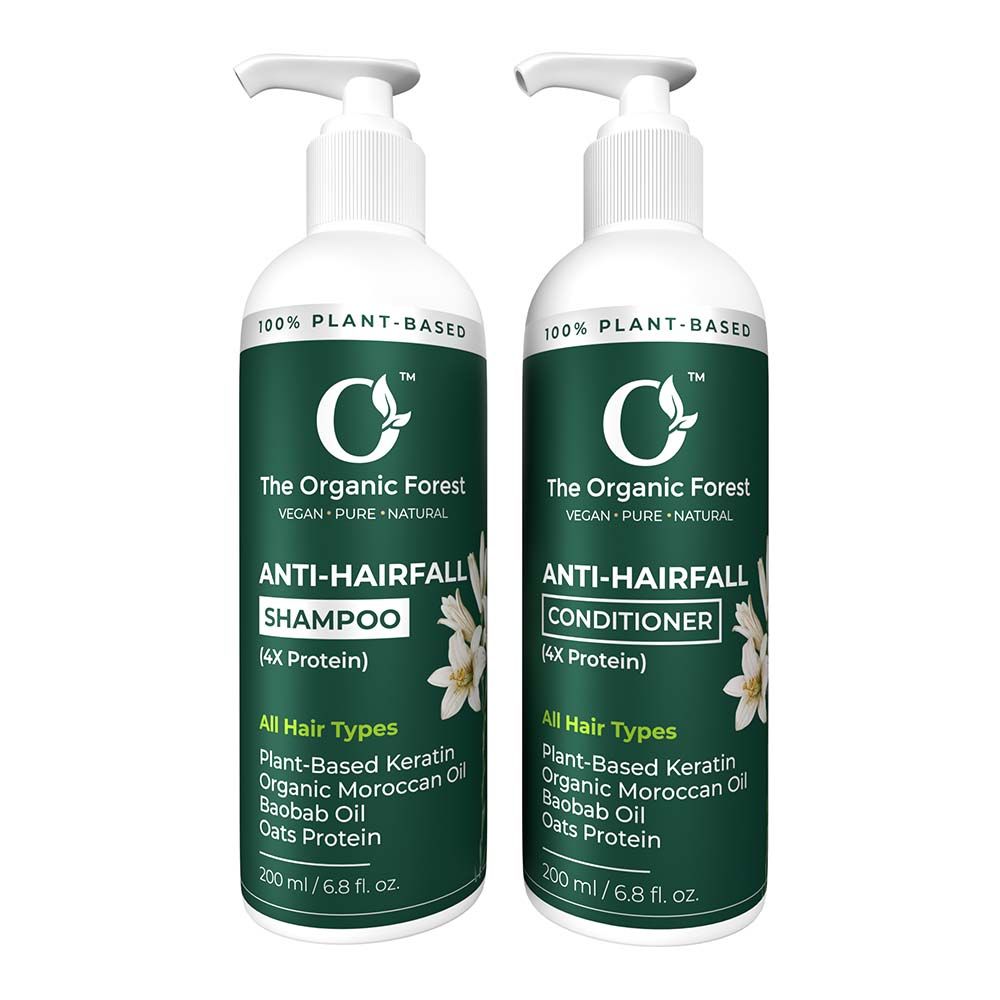 The Organic Forest Anti Hair Fall Shampoo and Conditioner Combo