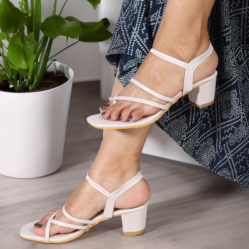 Buy Iconics Womens Lavender Color Comfortable Backstrap Sandals Online