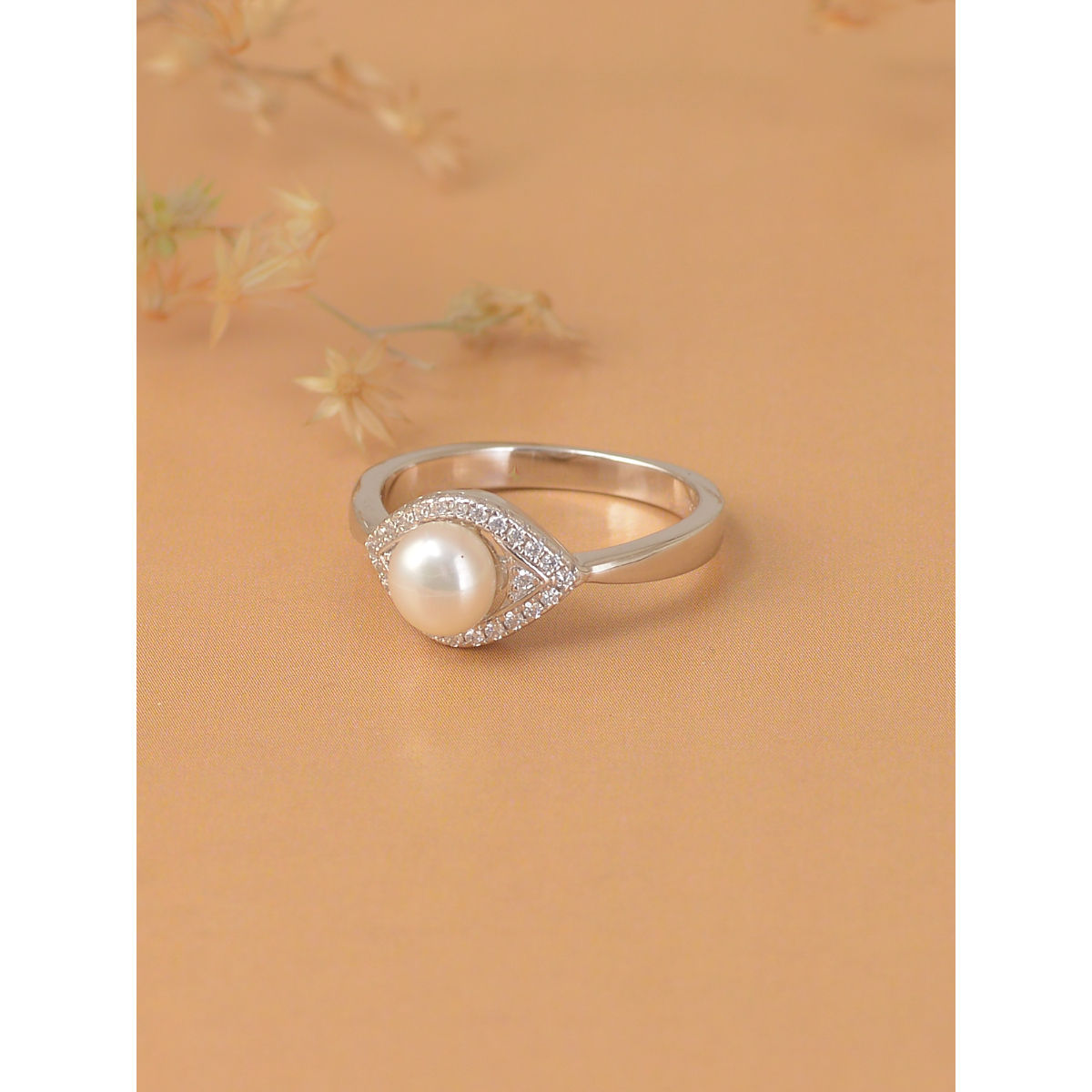 Buy Gemstone Pearl Rings Designs Online in India | Candere by Kalyan  Jewellers