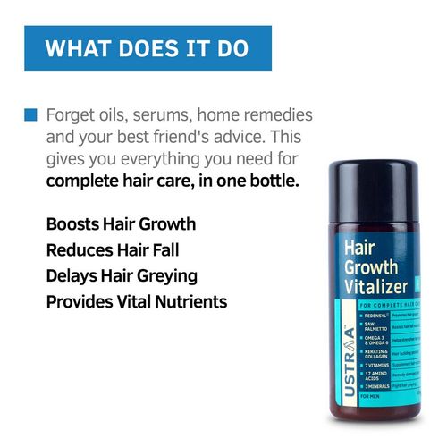 Ustraa Hair Growth Vitalizer & Hair Growth Cream: Buy Ustraa Hair Growth  Vitalizer & Hair Growth Cream Online at Best Price in India | Nykaa