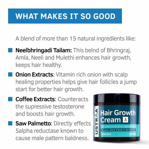 Ustraa Hair Growth Vitalizer & Hair Growth Cream: Buy Ustraa Hair Growth  Vitalizer & Hair Growth Cream Online at Best Price in India | NykaaMan
