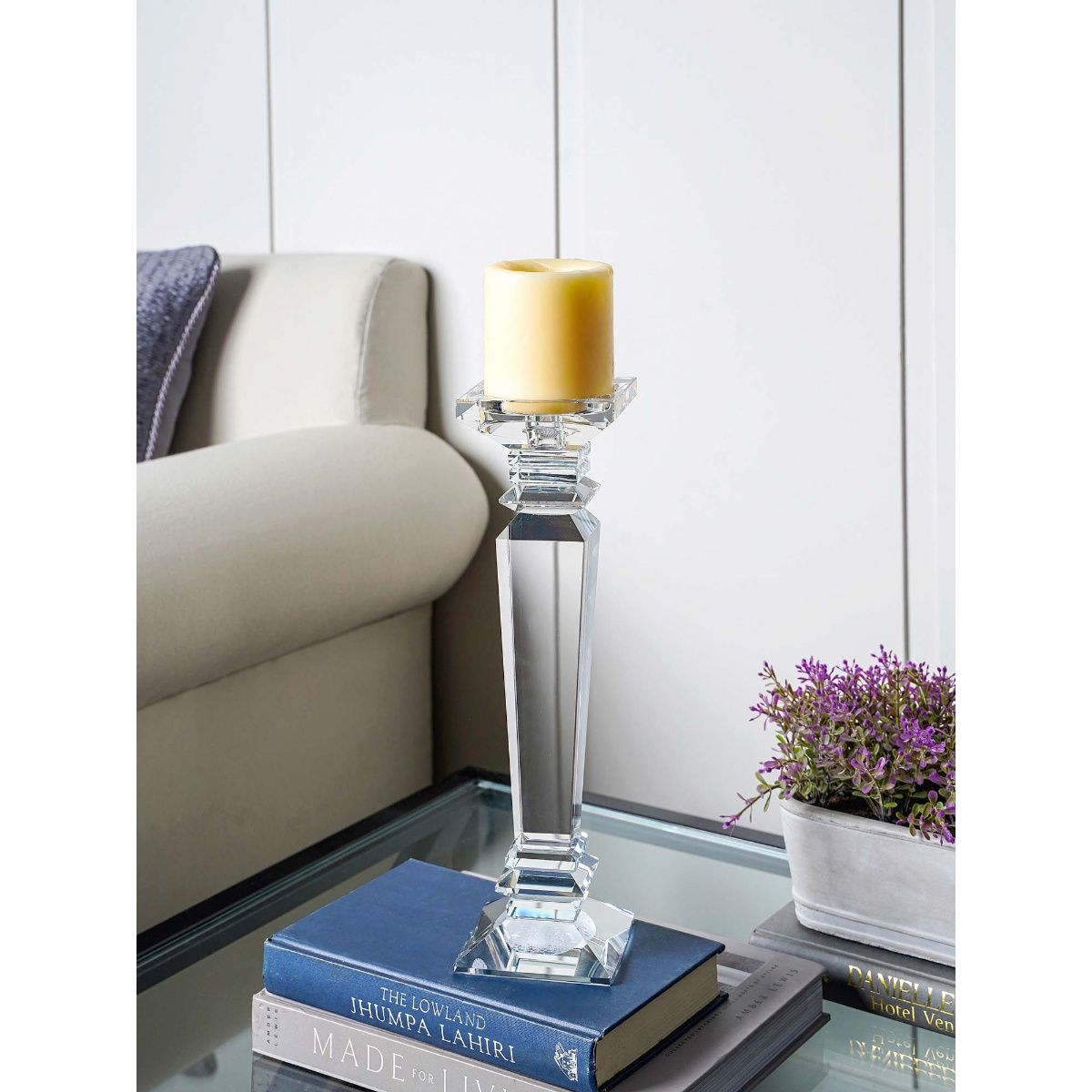 Pure Home + Living Large Bling Candlestick Crystal Candle Holder: Buy ...