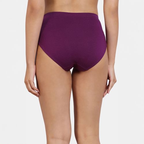 Buy Zivame Anti-Microbial Medium Rise Full Coverage Hipster Panty