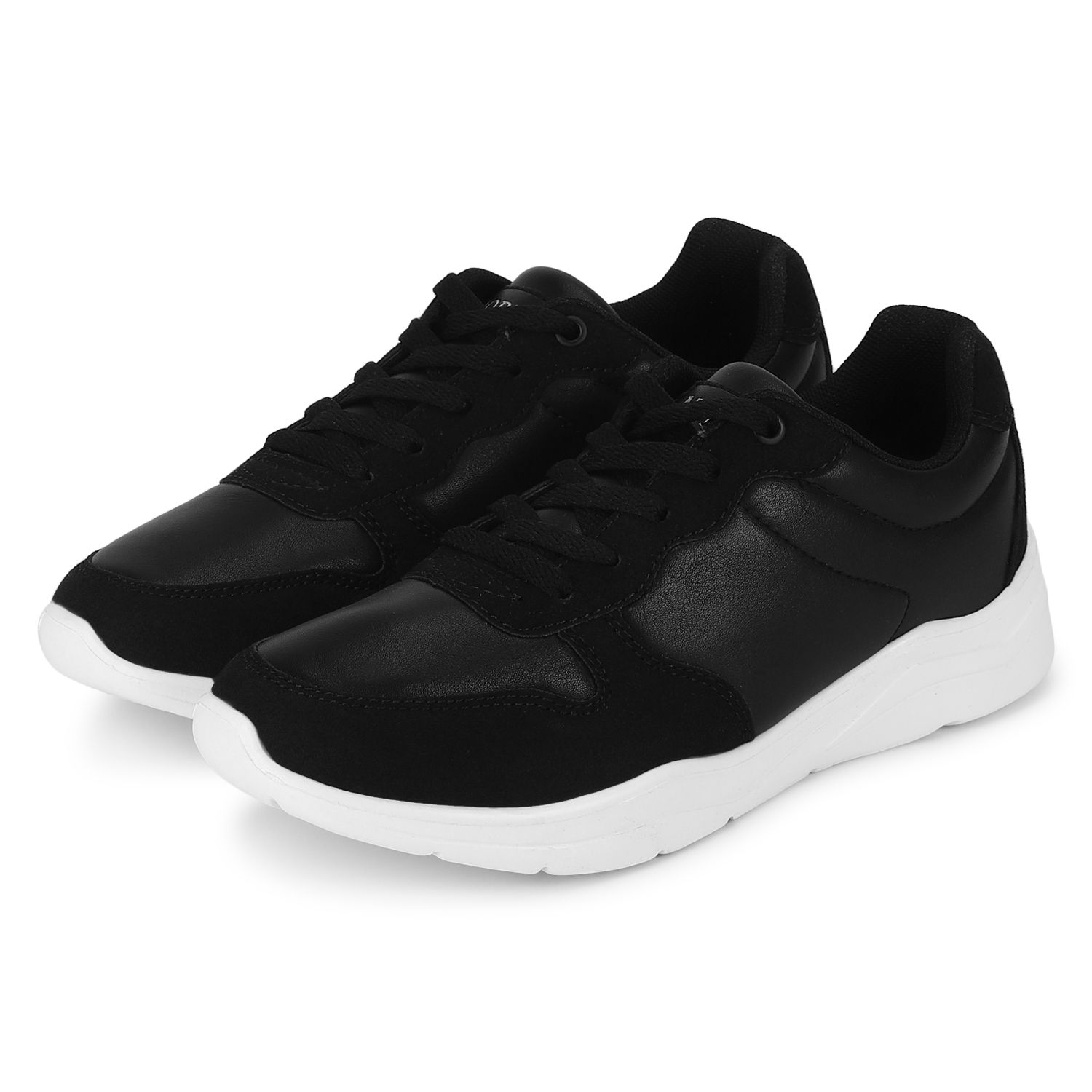 Buy Mode By Red Tape Women Black Walking Shoes Online