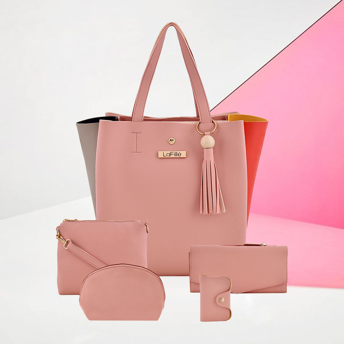 Buy Women Pink Shoulder Bag Online | SKU: 66-7442-24-10-Metro Shoes