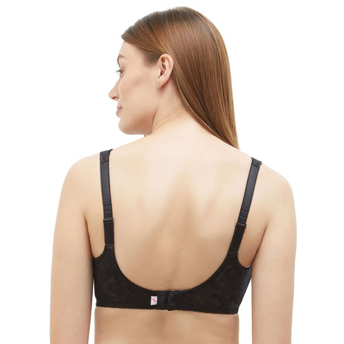 Buy Wacoal Awareness Non-Padded Wired Full Coverage Full Support Everyday  Comfort Bra - Black (38DD) Online