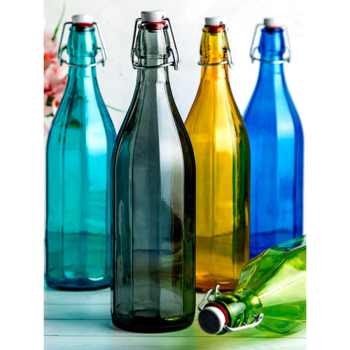 Colored Glass Bottles - Multiple Colors Available, Bormioli Rocco