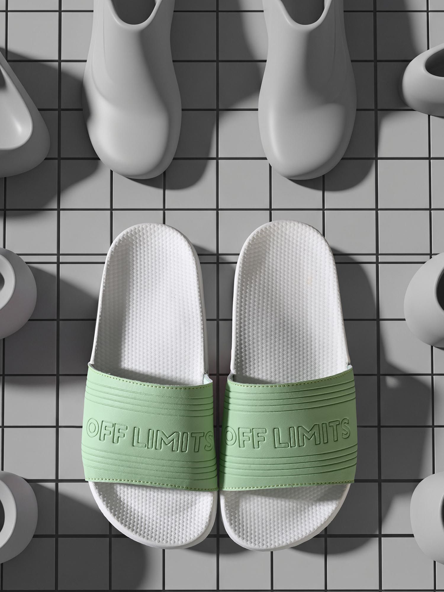 Buy Off Limits Green Women Zen For Her Sliders Online