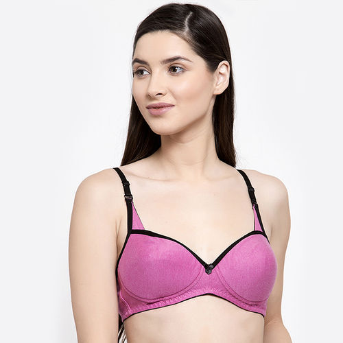 Groversons paris beauty Padded Non-Wired Seamless T-Shirt Bra (32B)