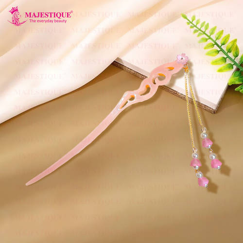 Buy Majestique Elegant Chinese Style Hair Stick - Pink Online display picture 3