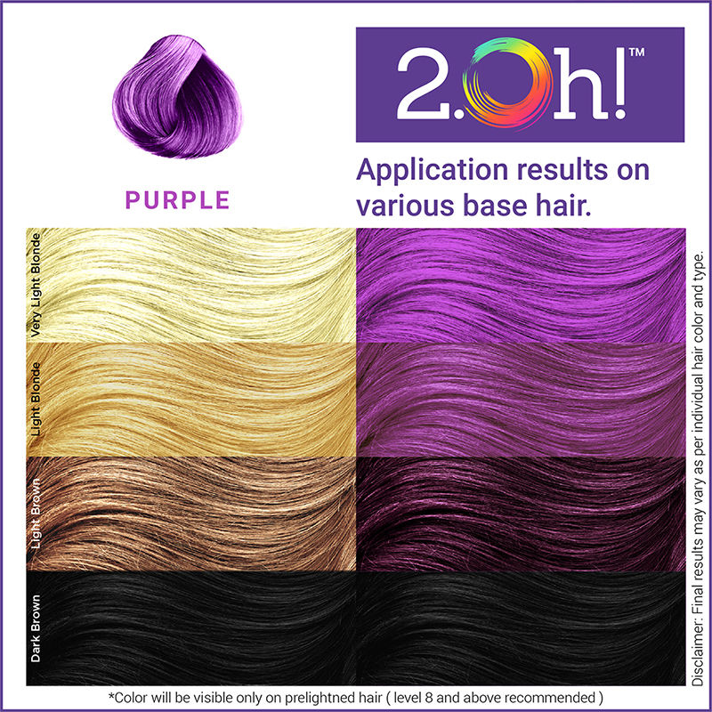 Buy 2Oh Violet Semi Permanent Hair Color Online