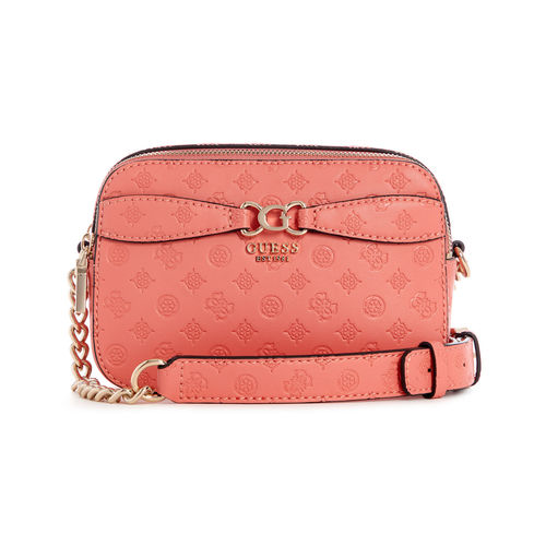 Buy Guess Women Coral PU Logo Sling Bag Online