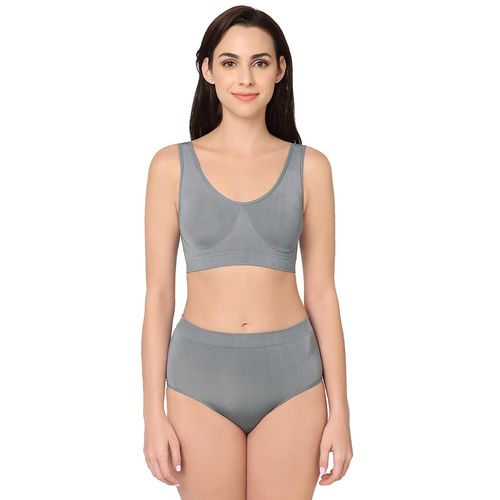 Buy Wacoal B-smooth Padded Non-wired Full Coverage Bralette Bra Grey online