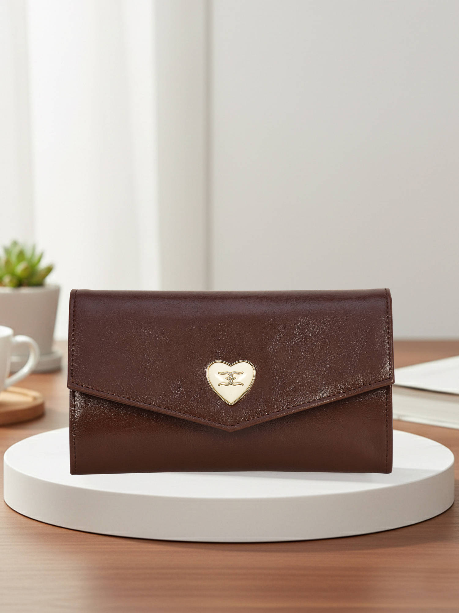 ESBEDA Brown Colour Amorette Wallet for Womens (S)