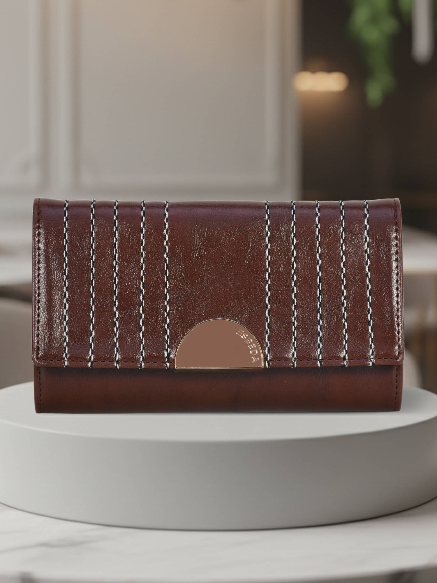 ESBEDA Brown Colour Monarch Wallet for Womens (S)