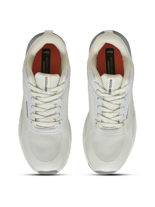 Buy WOODLAND Mens Off White Running Sports Shoes Online