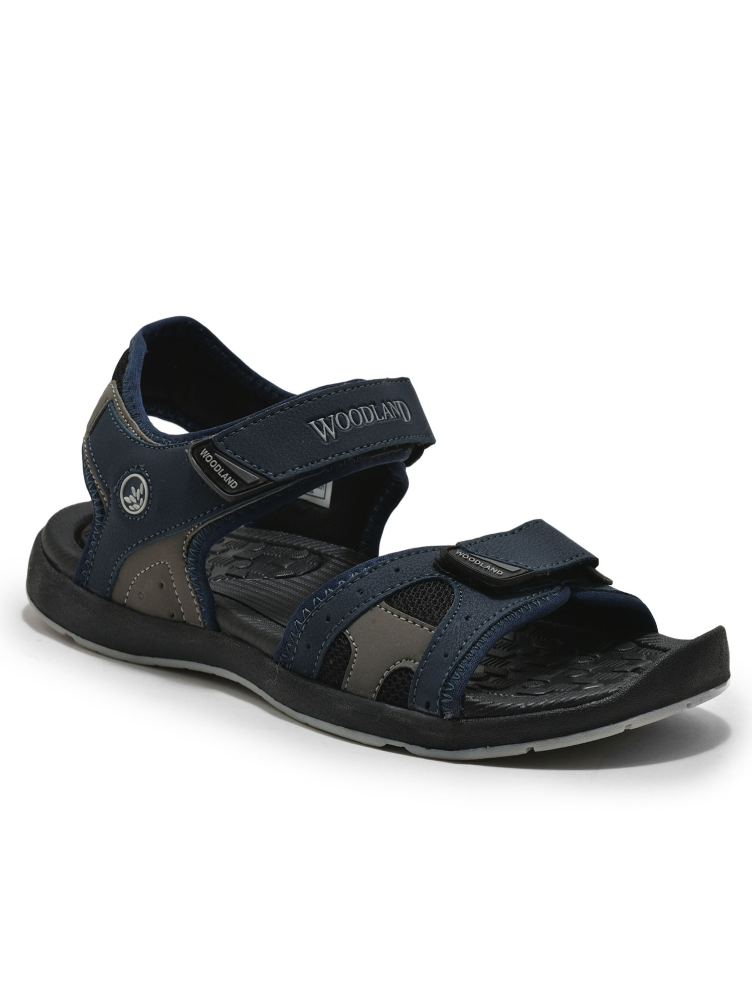 Navy Nubuk Disel Milled Mens Sandal