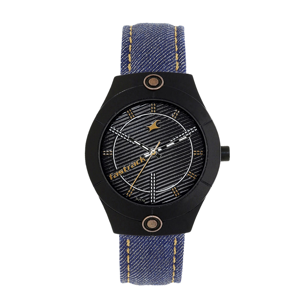 Buy Online Fastrack Denim Quartz Analog Blue Dial Denim Strap Watch for  Guys - 3191al03 | Titan