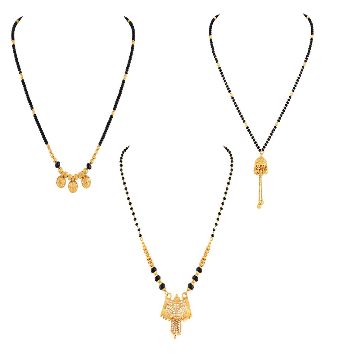 3 locket wala mangalsutra