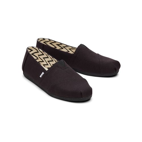 Buy TOMS Alpargata Recycled Cotton Black Canvas Casual Shoes Online