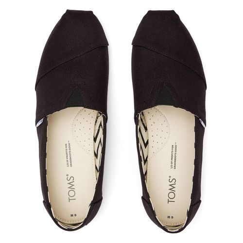 Buy TOMS Alpargata Recycled Cotton Black Canvas Casual Shoes Online