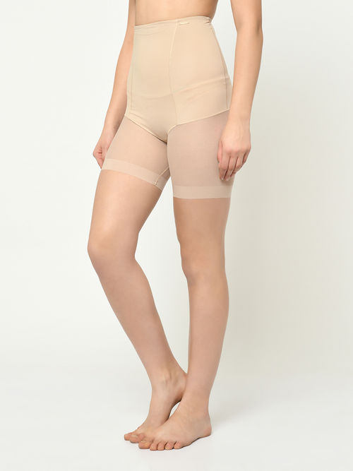 Da Intimo Medium Control High Waist Thigh Shaper - Nude (L)