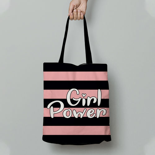 Crazy Corner Girl Power Designer Tote Bag: Buy Crazy Corner Girl