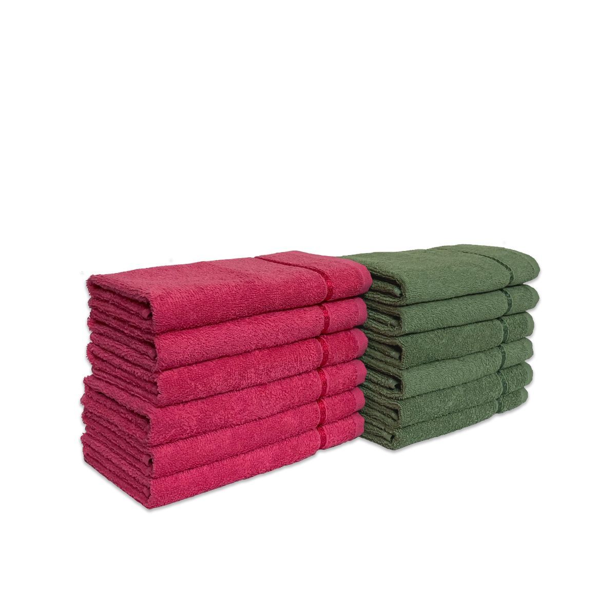 Buy Spaces Seasons Best Qd MultiColour 380 Gsm 12 Hand Towels (12) Online