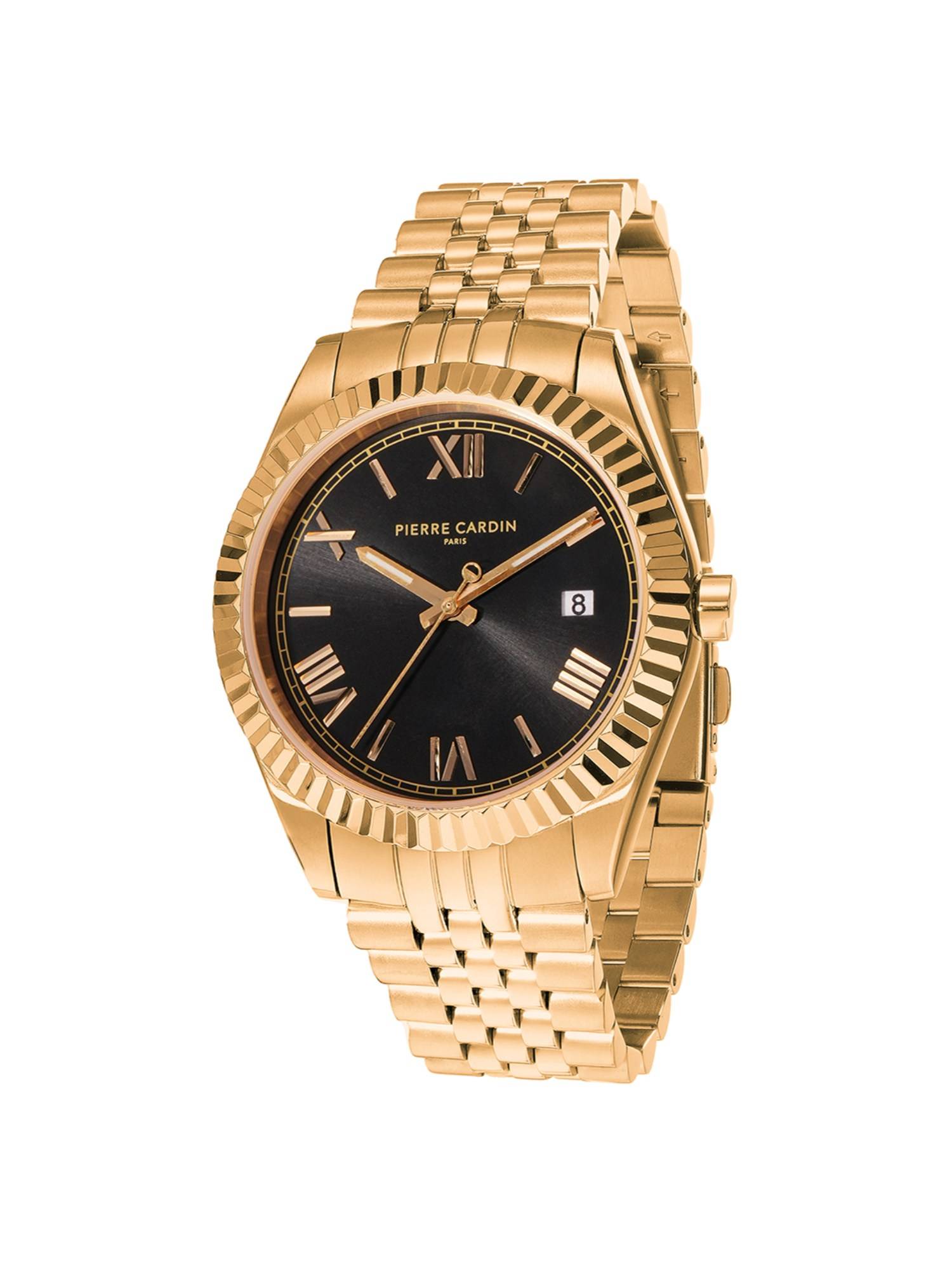 Pierre Cardin Opera Round Dial Black Watch (CF.1007.MG.2) (M)