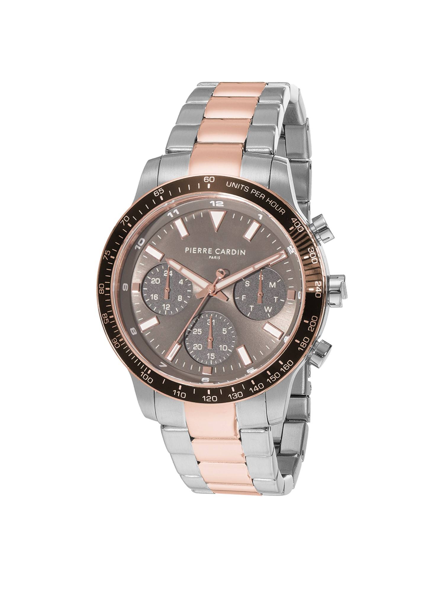 Pierre Cardin Velocity Round Grey Dial Watch (CF.1027.MU.1) (M)