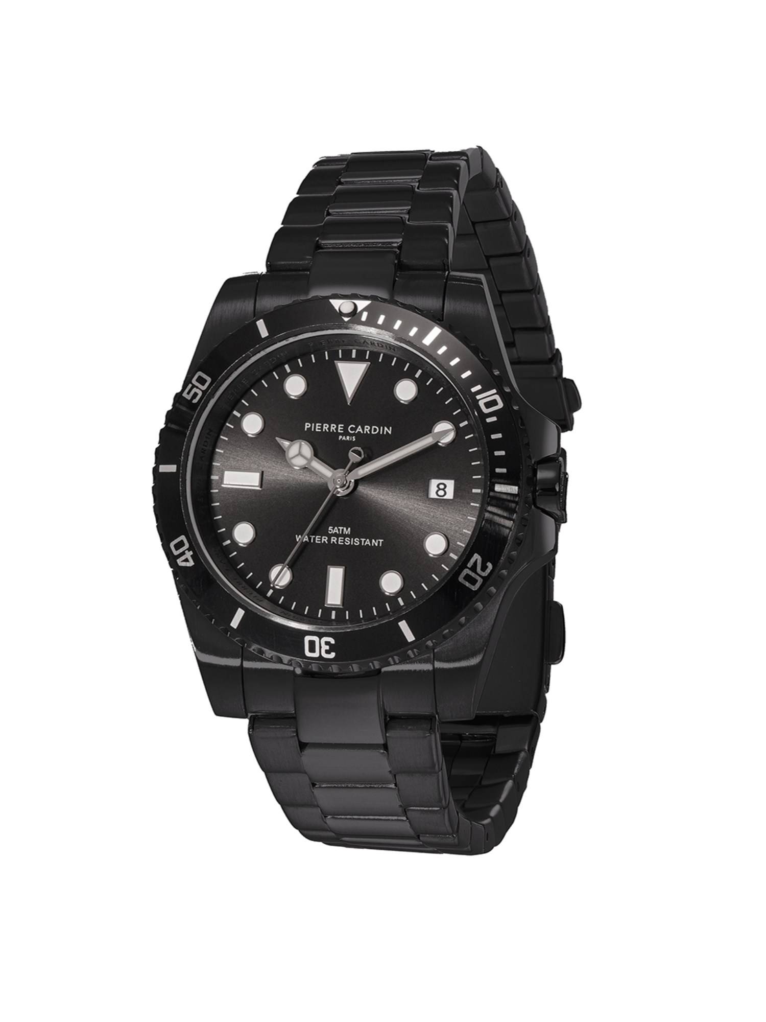 Pierre Cardin Aquatica Round Dial Black Watch (CF.1030.MB) (M)