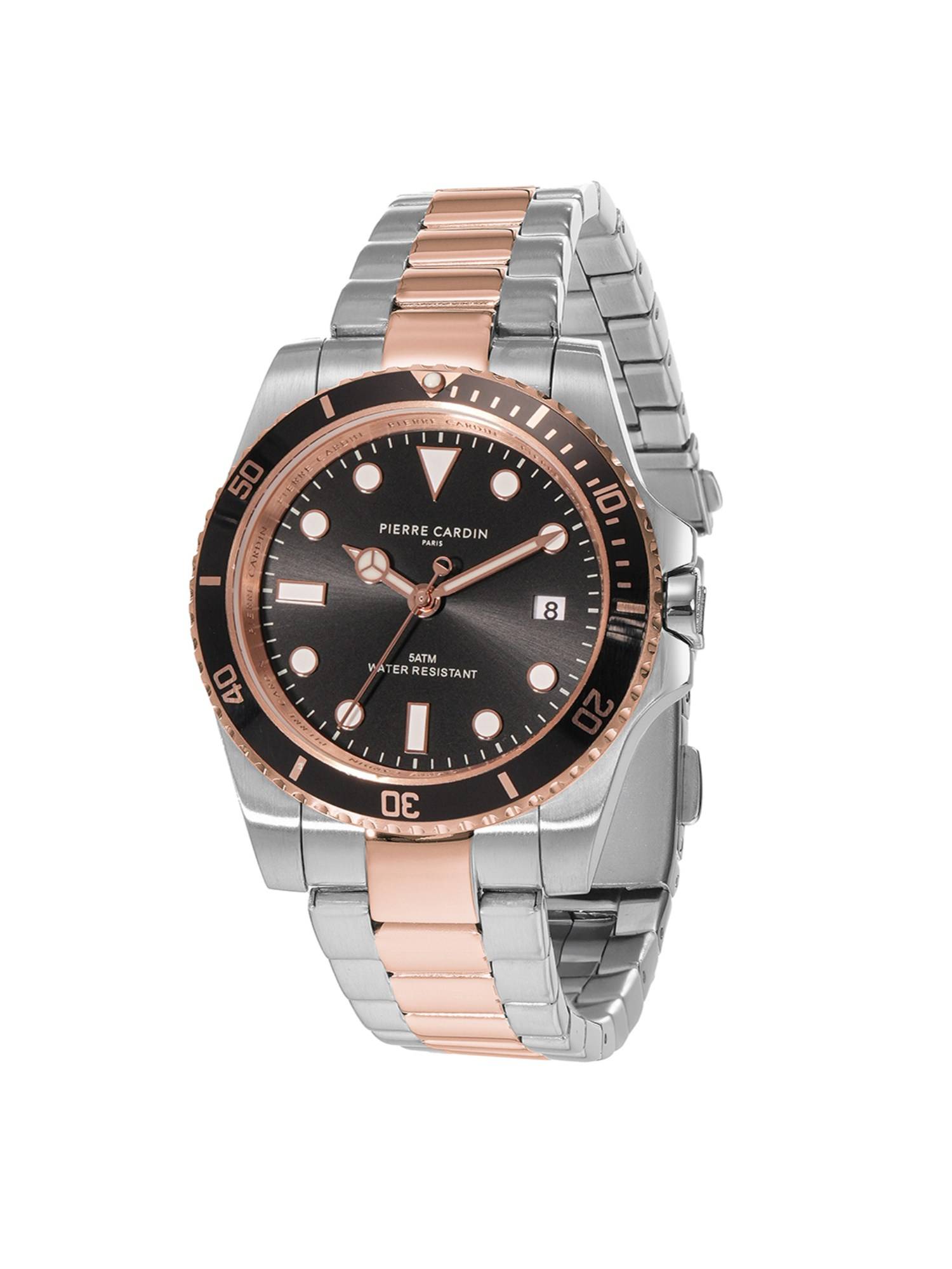 Pierre Cardin Aquatica Round Dial Black Watch (CF.1030.MU.1) (M)