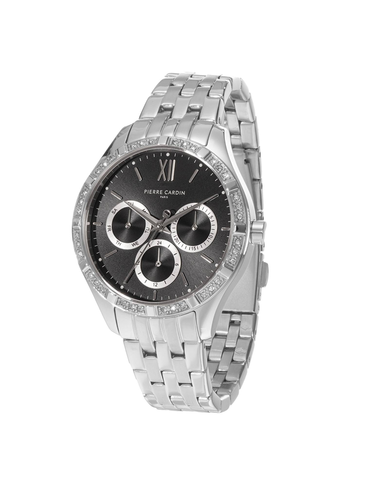 Pierre Cardin Eclat Round Dial Black Watch (CF.1033.MS.2) (M)