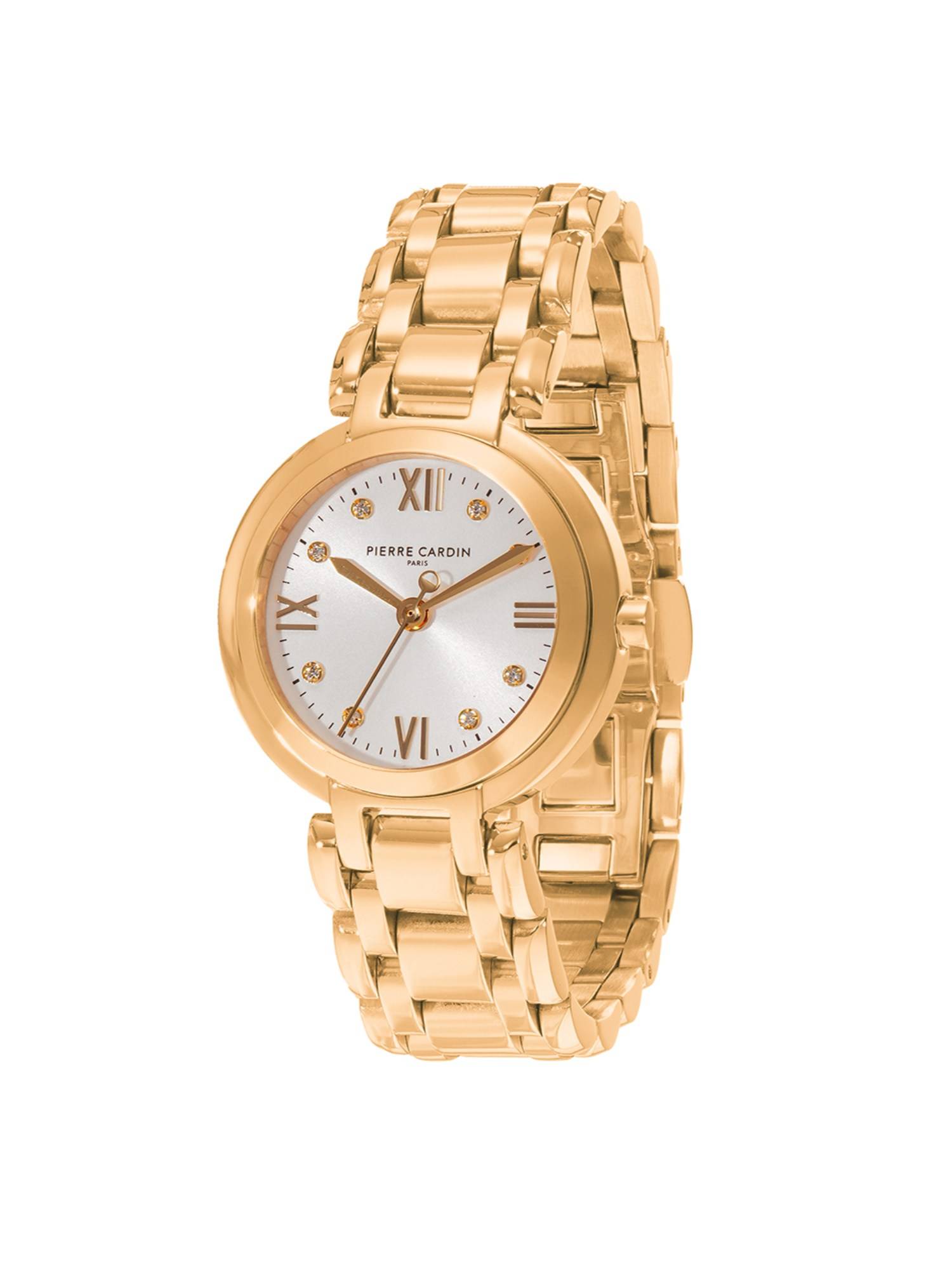 Pierre Cardin Classique Round White Dial Watches (CF.1036.MG) (M)