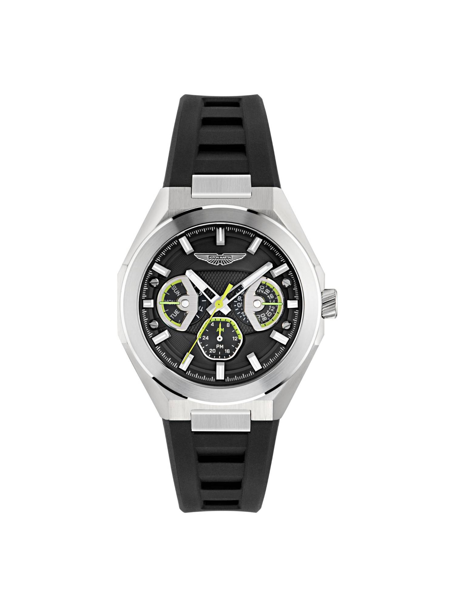 Aston Martin Lagunda Octagonal 42 mm Black Dial Analog Men Watch (MTRI1F5023E) (L)